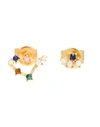 P D PAOLA P D PAOLA CAPRICORN WOMAN EARRINGS GOLD SIZE - SILVER, 750/1000 GOLD PLATED,50256001IX 1