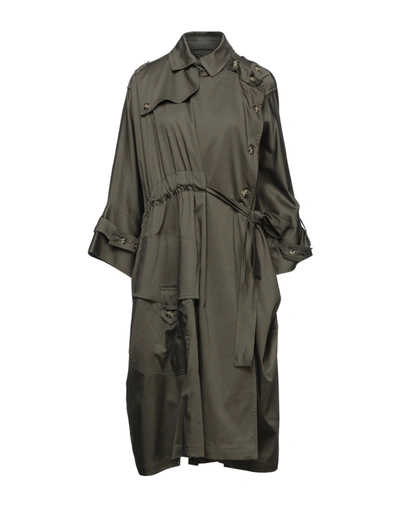 Alessio Bardelle Overcoats In Military Green
