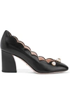 GUCCI EMBELLISHED LEATHER PUMPS