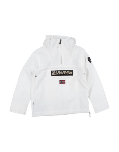 Napapijri Kids' Rainforest Sum Jacket In White