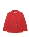 Philosophy Di Lorenzo Serafini Double-breasted Cotton Blazer In Red