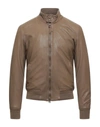 Proleather Jackets In Camel
