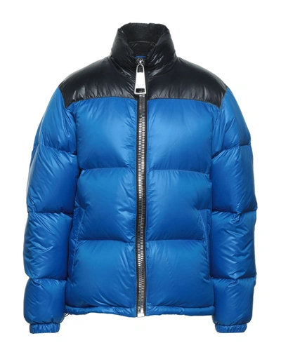 Moschino Down Jackets In Blue