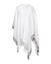 Alexander Mcqueen Woman Capes & Ponchos Ivory Size Onesize Wool, Cashmere