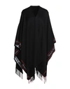 Alexander Mcqueen Capes & Ponchos In Black