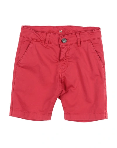 Manuel Ritz Kids' Shorts & Bermuda Shorts In Red