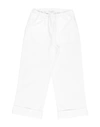 Touriste Kids' Casual Pants In White