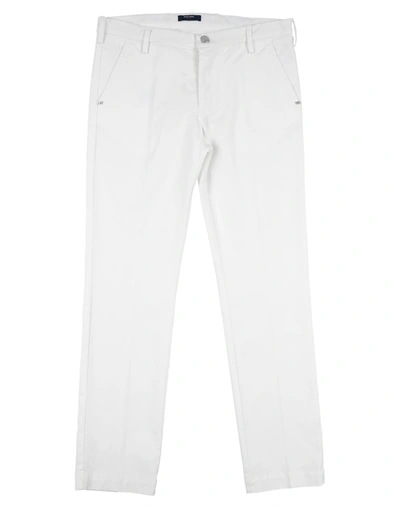 Entre Amis Garçon Casual Pants In White