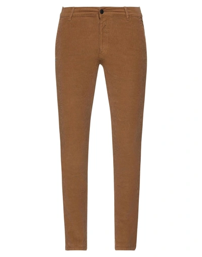 Grey Daniele Alessandrini Pants In Camel