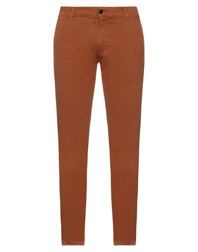 Grey Daniele Alessandrini Pants In Tan