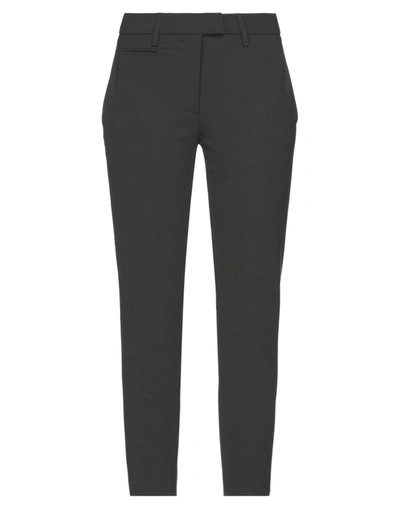Dondup Woman Pants Dark Green Size 31 Polyester, Virgin Wool, Elastane In Black