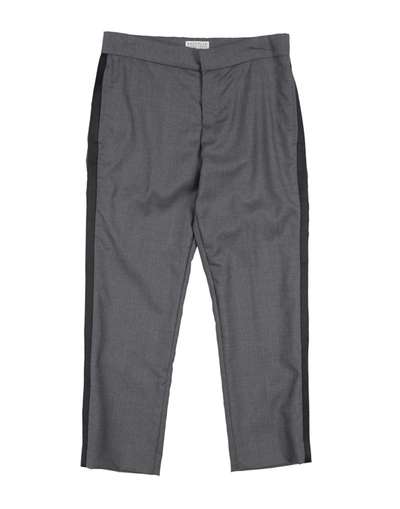 Brunello Cucinelli Kids' Pants In Grey