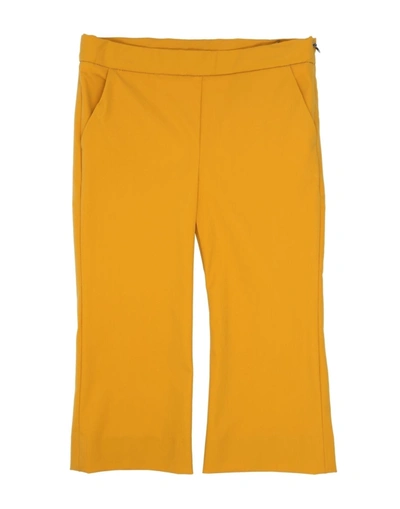Rrd Kids' Casual Pants In Yellow