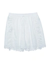 Alberta Ferretti Toddler Girl Shorts & Bermuda Shorts White Size 4 Cotton In White