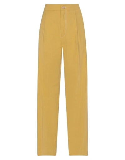 Erika Cavallini Pants In Yellow