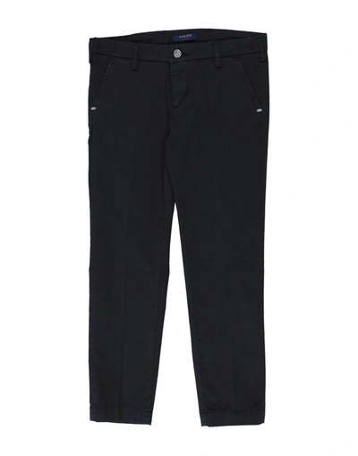 Entre Amis Garçon Casual Pants In Black