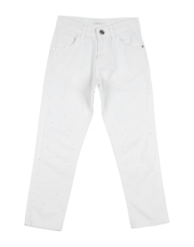 L:ú L:ú By Miss Grant Kids' Pants In White
