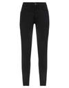 Relish Woman Pants Black Size 25 Cotton, Elastane