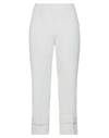Sandro Ferrone Cropped Pants In White