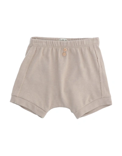 Play Up Kids'  Newborn Girl Shorts & Bermuda Shorts Beige Size 3 Organic Cotton