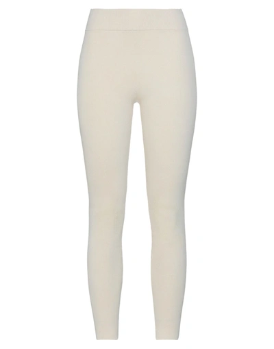 Yeezy Ribbed Jersey Leggings In Ivory