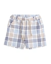 Le Bebé Newborn Boy Shorts & Bermuda Shorts Sky Blue Size 3 Cotton In Blue