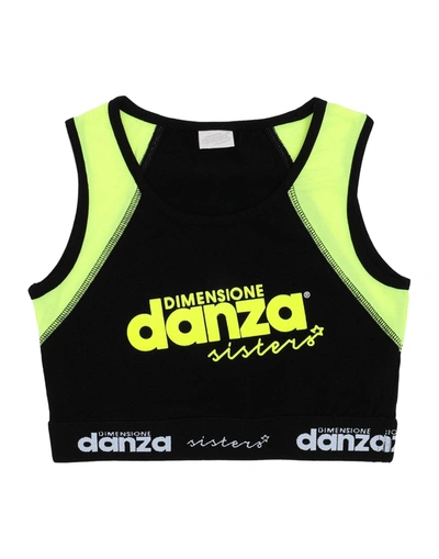 Dimensione Danza Sisters Kids' T-shirts In Black