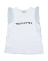 Pinko Up Toddler Girl T-shirt White Size 6 Cotton, Elastane, Polyester In White