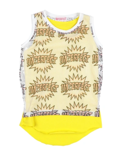 !m?erfect Kids'  T-shirts In Yellow