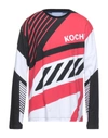 KOCHÉ KOCHÉ MAN T-SHIRT RED SIZE M COTTON,12590382NK 4