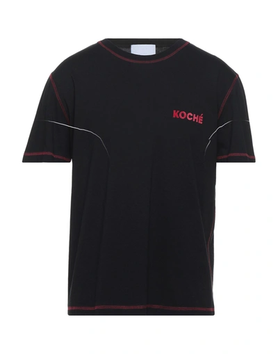 Koché T-shirts In Black