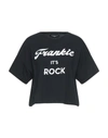 Frankie Morello T-shirts In Black