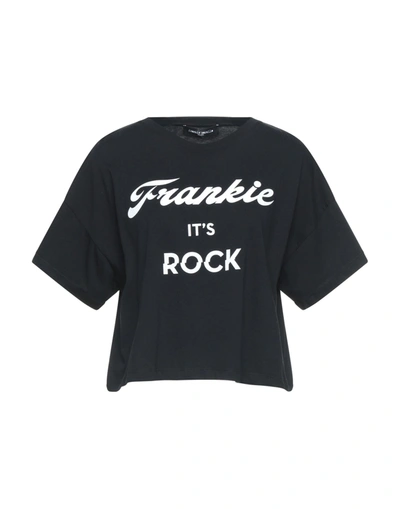 Frankie Morello T-shirts In Black