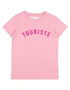 Touriste Kids' T-shirts In Pink