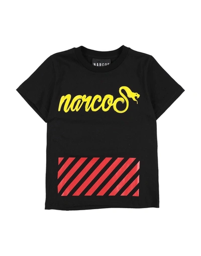 Narcos Kids' T-shirts In Black