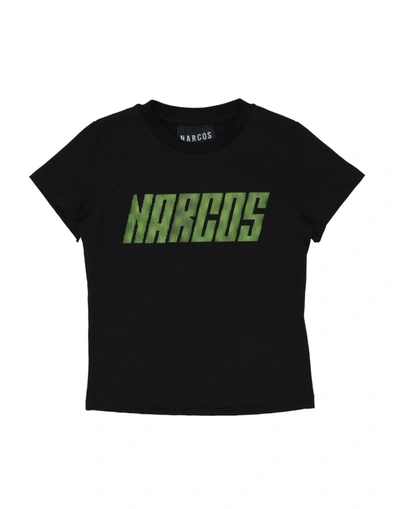 Narcos Kids' T-shirts In Black
