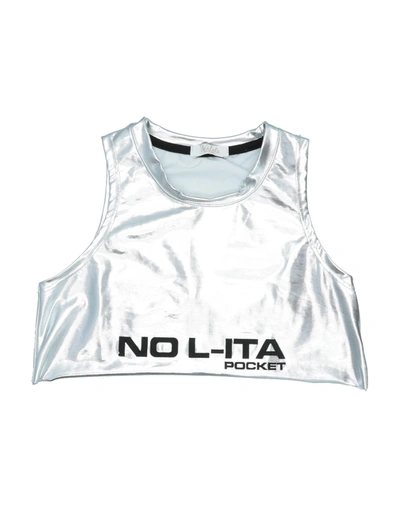 Nolita Pocket Kids' T-shirts In Silver