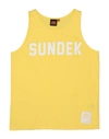 Sundek Kids' T-shirts In Yellow
