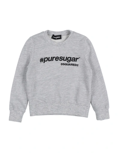 Dsquared2 Kids' Sweatshirts In Grey