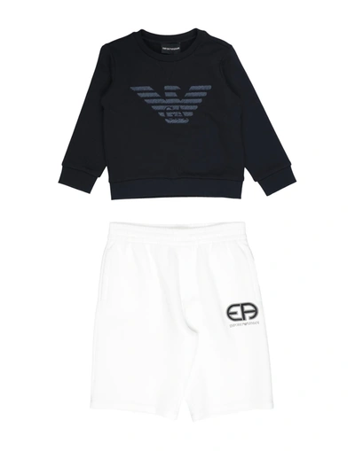 Emporio Armani Kids' Sweatshirts In Blue