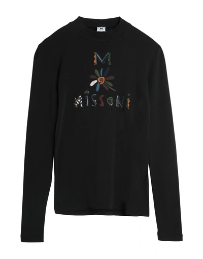 M Missoni T-shirts In Black