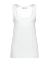 Dorothee Schumacher Ribben Seduction Sleeveless Top In White