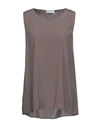 Le Tricot Perugia Tops In Khaki