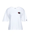 Champion T-shirts In White