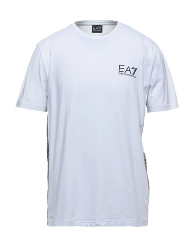 Ea7 T-shirts In White