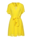 Manila Grace Short Dresses In Yellow