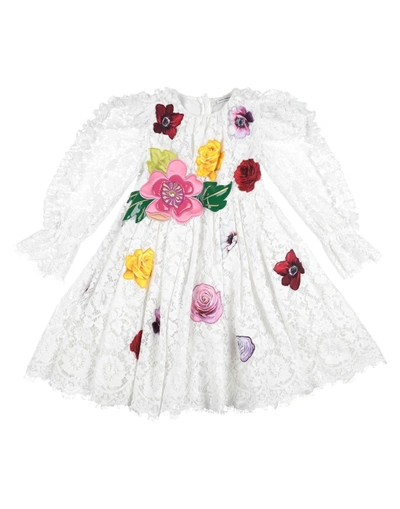 Dolce & Gabbana Kids' Dresses In White