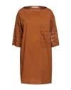 Liviana Conti Short Dresses In Brown