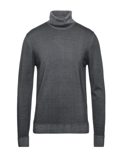 Alpha Studio Turtlenecks In Lead
