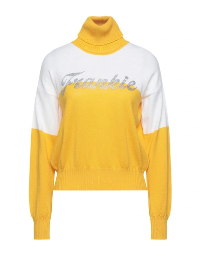 Frankie Morello Turtlenecks In Yellow